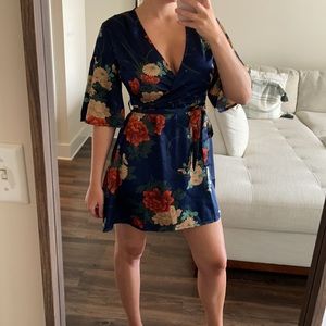 Boohoo Floral Wrap Dress size 8